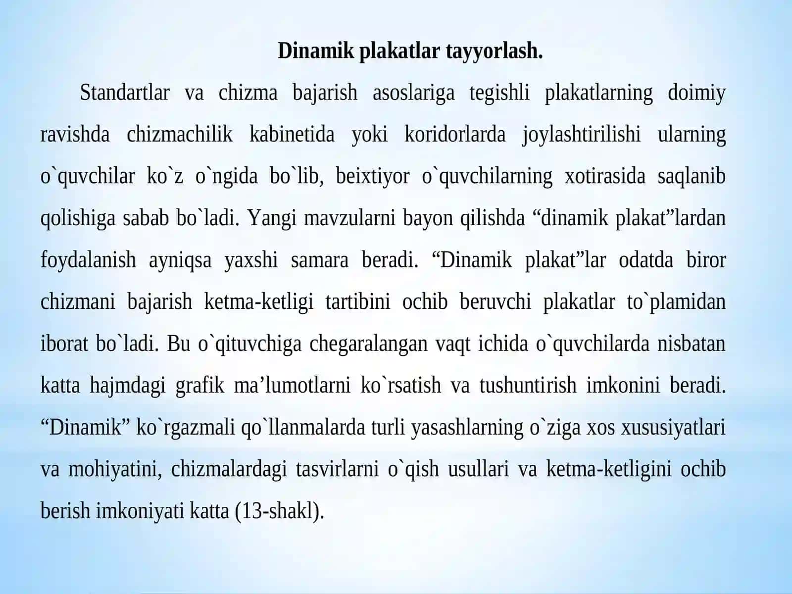 O’qitish vоsitalari va ko`rgazmali qo`llanmalar 4
