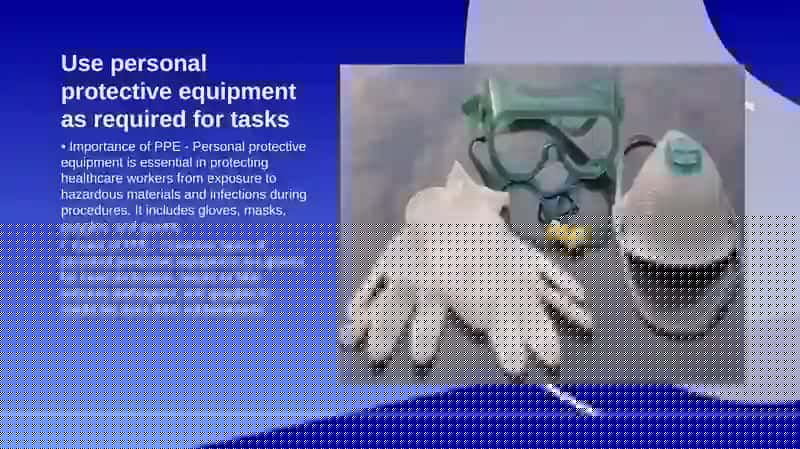 Create a hygiene checklist for hospital workers. 4
