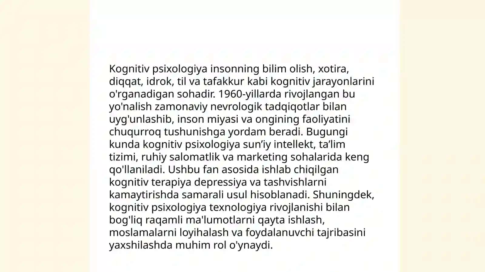 Hozirgi zamon psixalogiyasning tuzilishi va tadqiqotlari 4