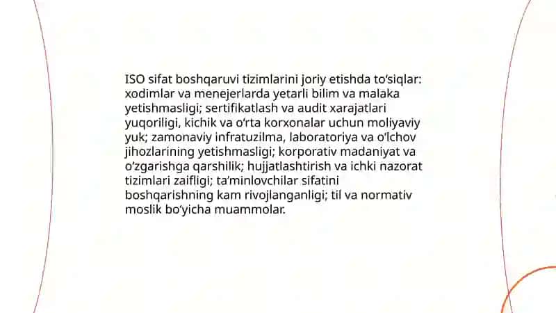 O‘zbekiston sanoatida xalqaro standartlarni joriy etishdagi qiyinchiliklar va imkoniyatlar 4