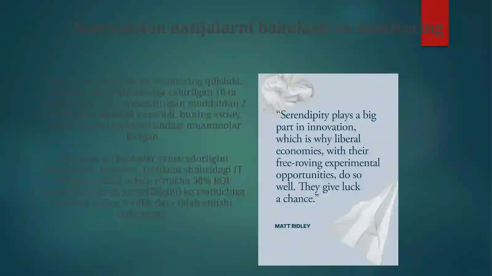 Innovatsion jarayonlarni nazorat qilish va tartibga solish 4