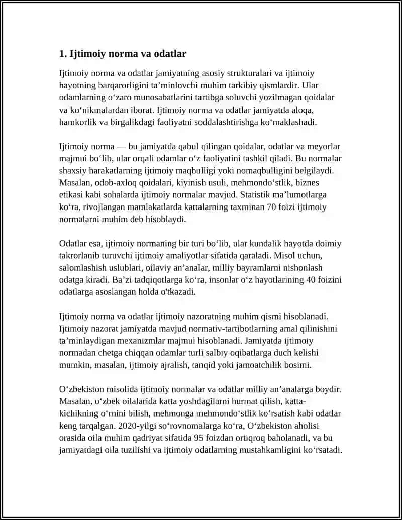 IJTIMOIY MAVQEIGA BOGʻLIQ HATTI-HARAKATLAR VA QARORLAR 4