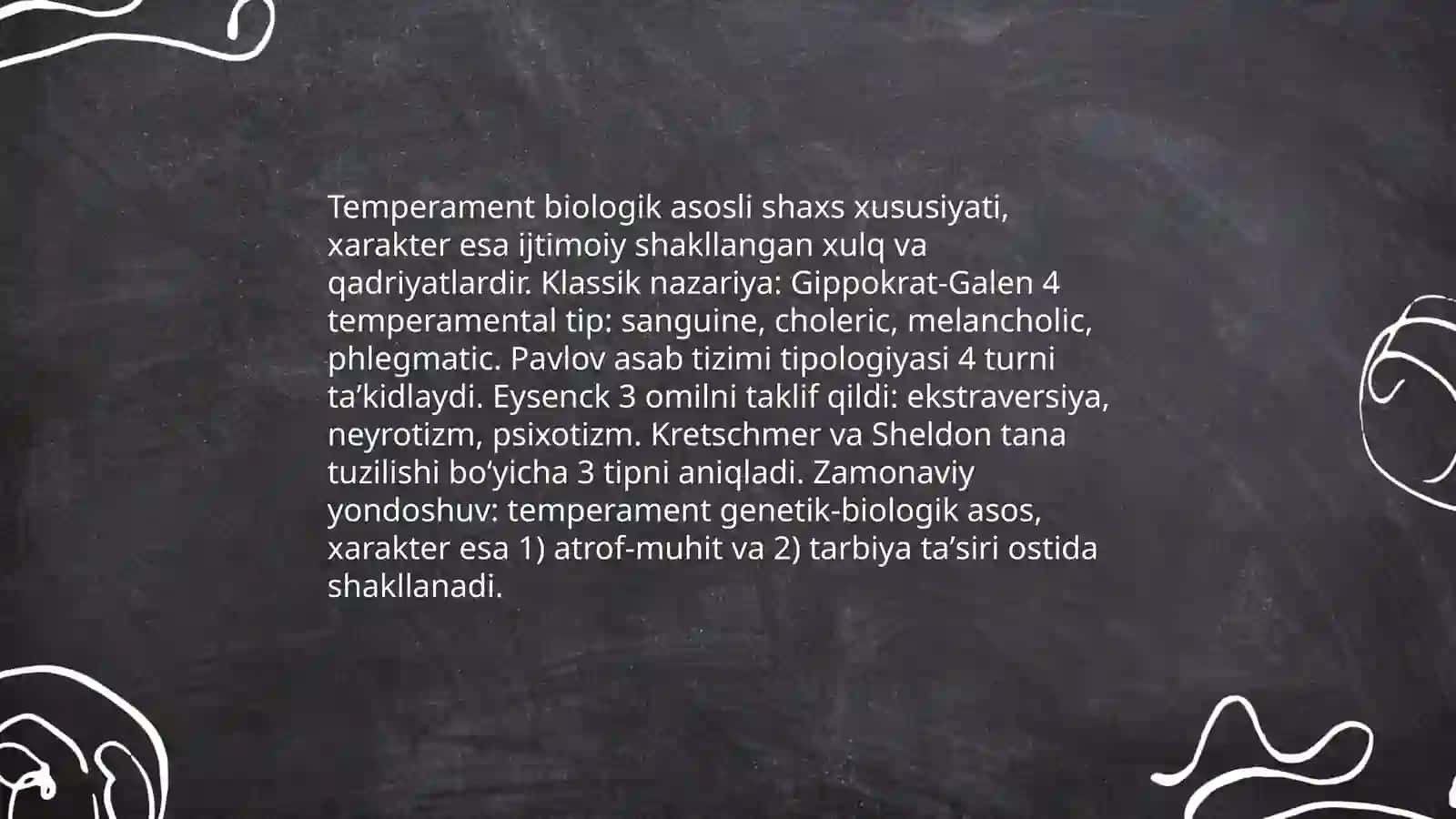 Psixologiyada shaxsni o'rganish nazariyasi 4