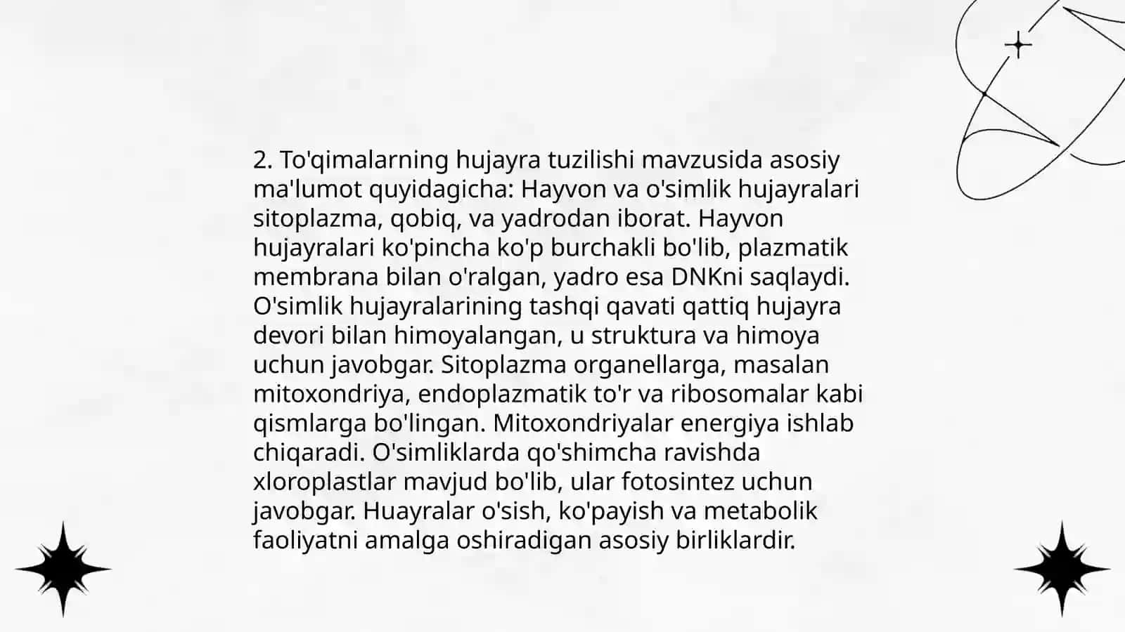 Tirik to'qima turlari, tuzilishi va vazifalari 4
