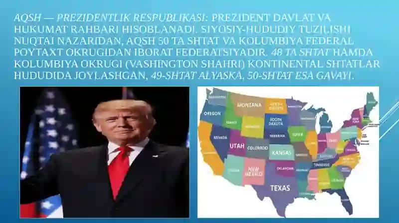 “AQSHning umumiy geografik xususiyatlari ” mavzusini o‘qitishda interfaol metodlardan foydalanish 4