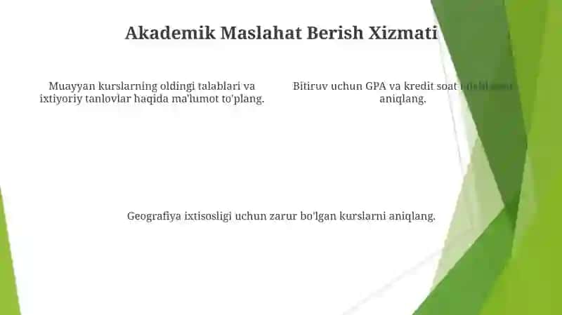 Geografiya mutaxasisligi bo'yicha DTS talablarini o'rganish asosida ma'lumot to'plash 4