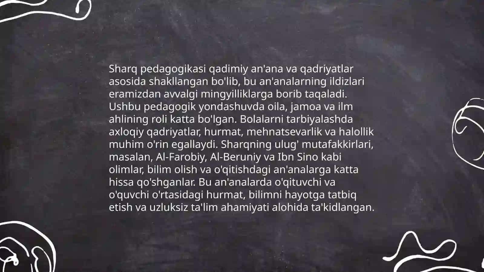 Sharq allomalari yaratgan tarbiya texnologiyalari 4