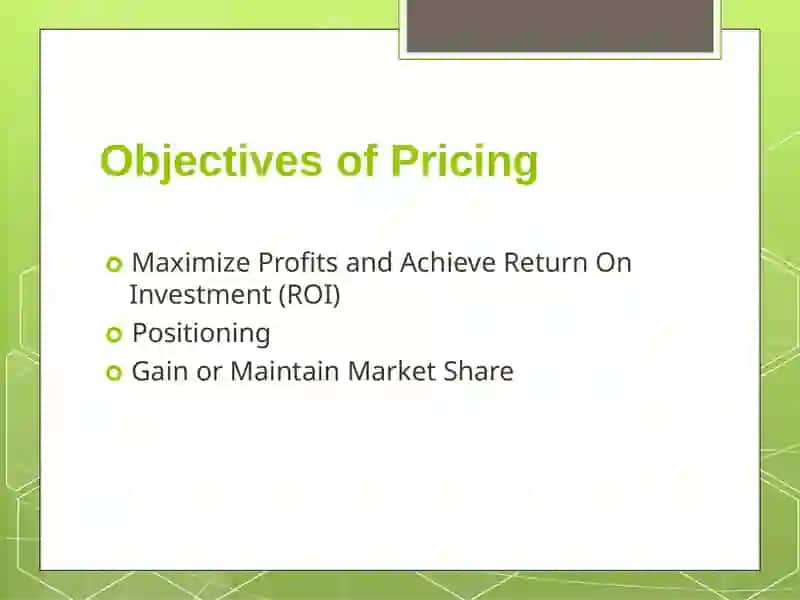 Pricing 4