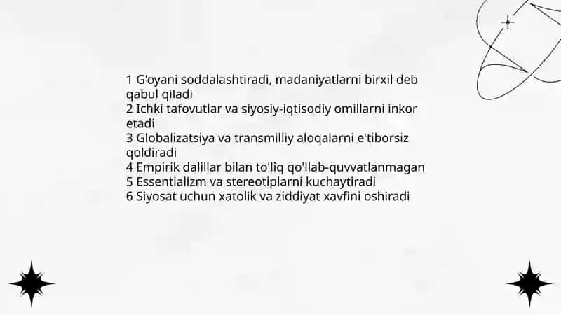 Sivilizatsiyalar to‘qnashuvi konsepsiyasi va yangi dunyo tartiboti 4