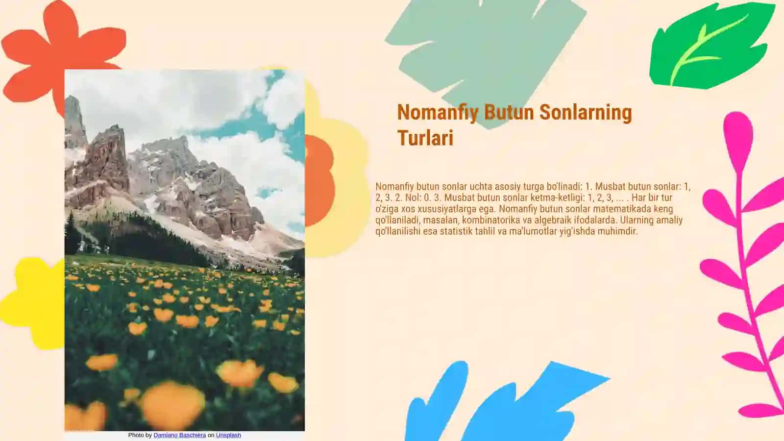 Nomanfiy butun sonlar ustida arifmetik amallar 4