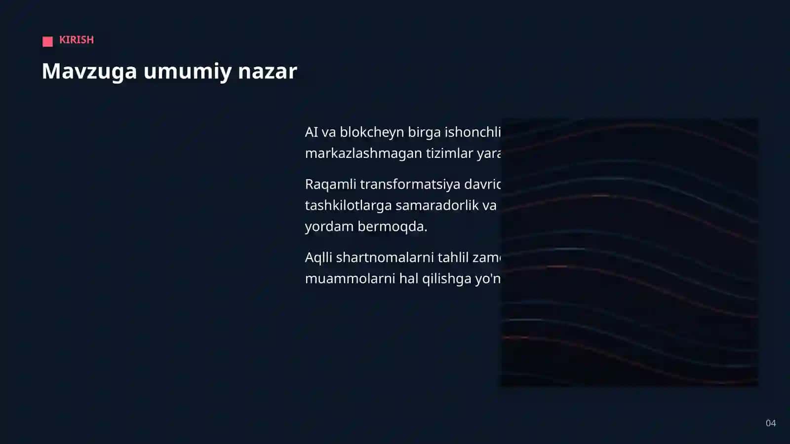 Aqlli shartnomalarni tahlil — amaliy joriy etish 4