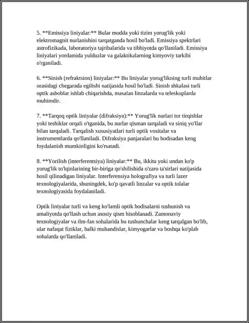 OPTIK LINIYALAR 4