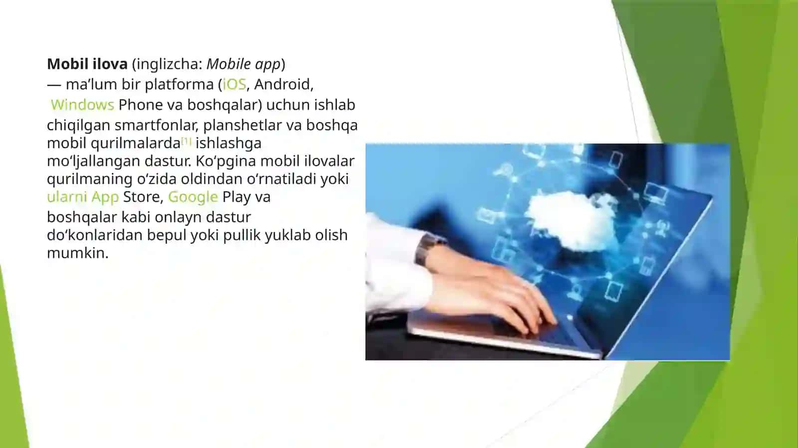 Mobil texnologiyalar haqida tushunchalar va kelib chiqish tarixi 4