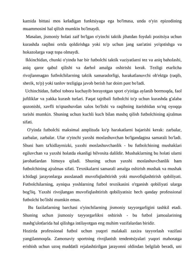 Futbol o’yinida xaraklanish texnikasini o’rgatish 4