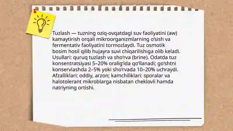 Kimyoviy kanservalash usullari 4