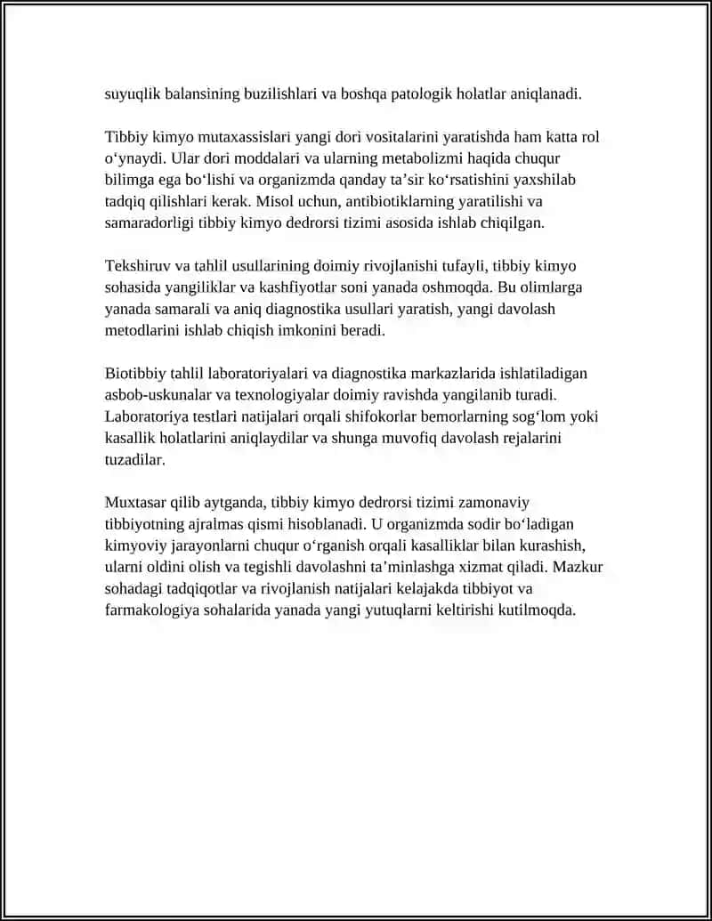 Tibbiy Kimyo Dedprs Sestima 4