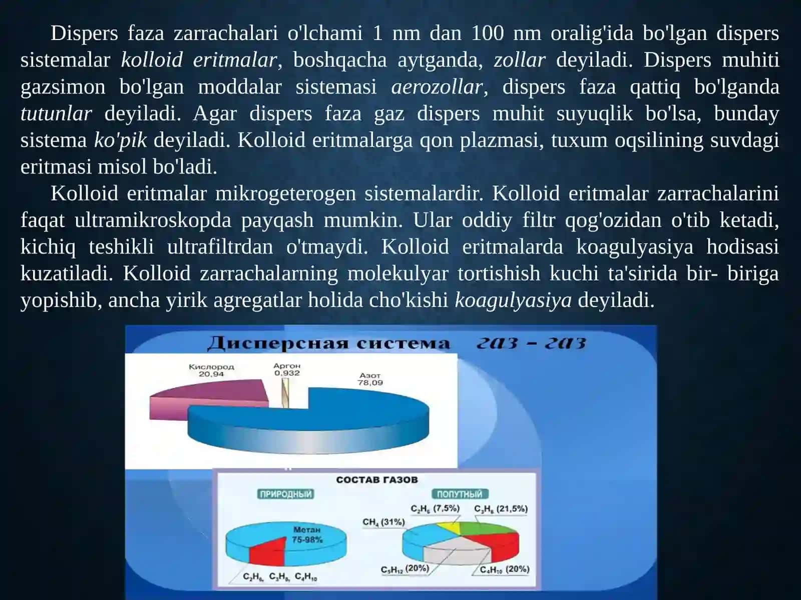 Dispers sistemalar.Kolloid Eritmalar 4