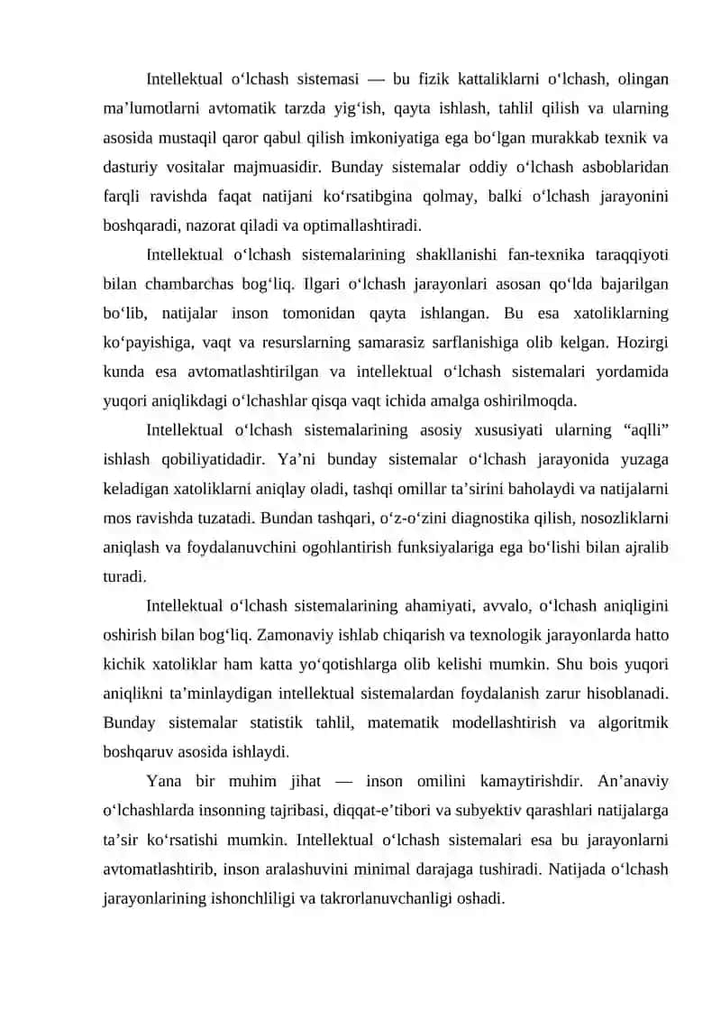 Intellektual o‘lchash sistemasi, uning strukturasi va vazifalari 4