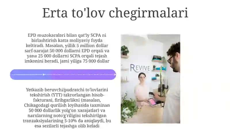 Mol yetkazib beruvchi va pudratchilar bilan hisob-kitoblar auditi 4