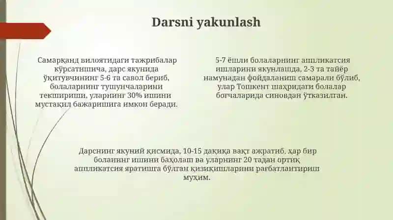 Oddiy aplikatsiya texnikasi 4