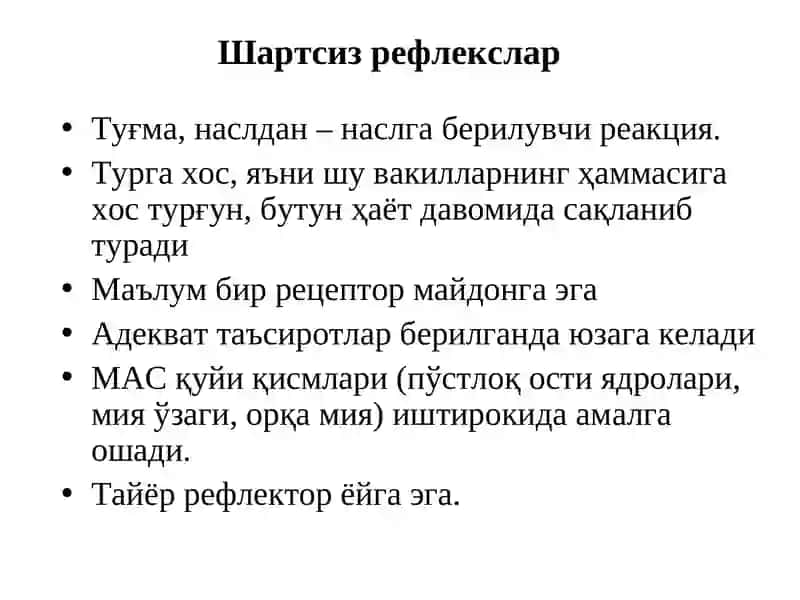 Олий асаб фаолияти (ОАФ) 4