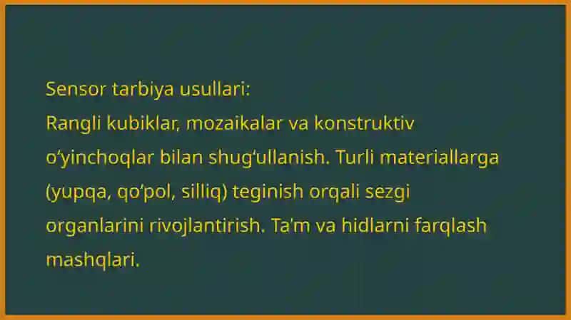 Sensor tarbiya 4