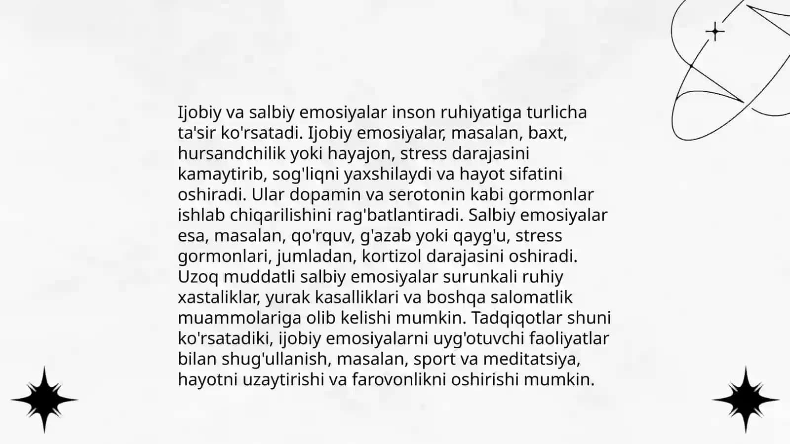 Emotsiyaning psixologik tasnifi 4