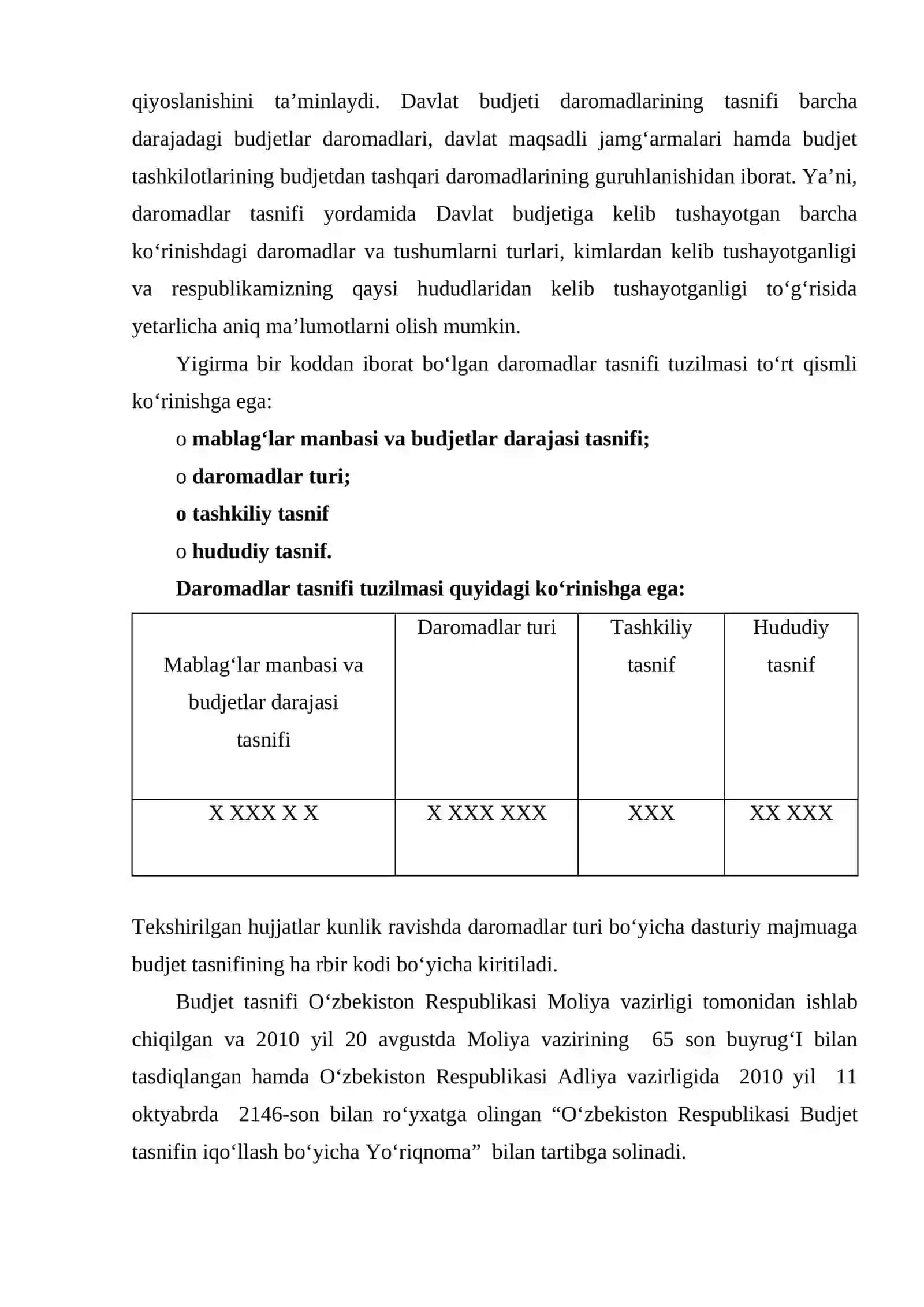 Davlat budjeti va davlat maqsadli jamg’armalari budjetlari daromad qismi ijrosi hisobi 4