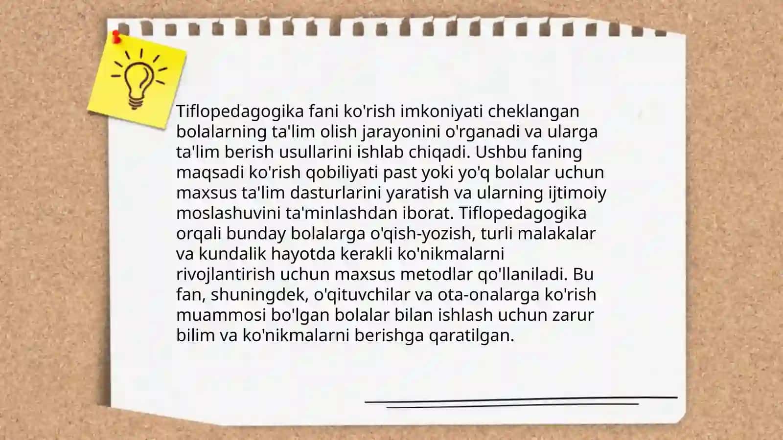 Tiflopedagogika fanining predmeti, maqsadi, vazifalari va metodlari 4