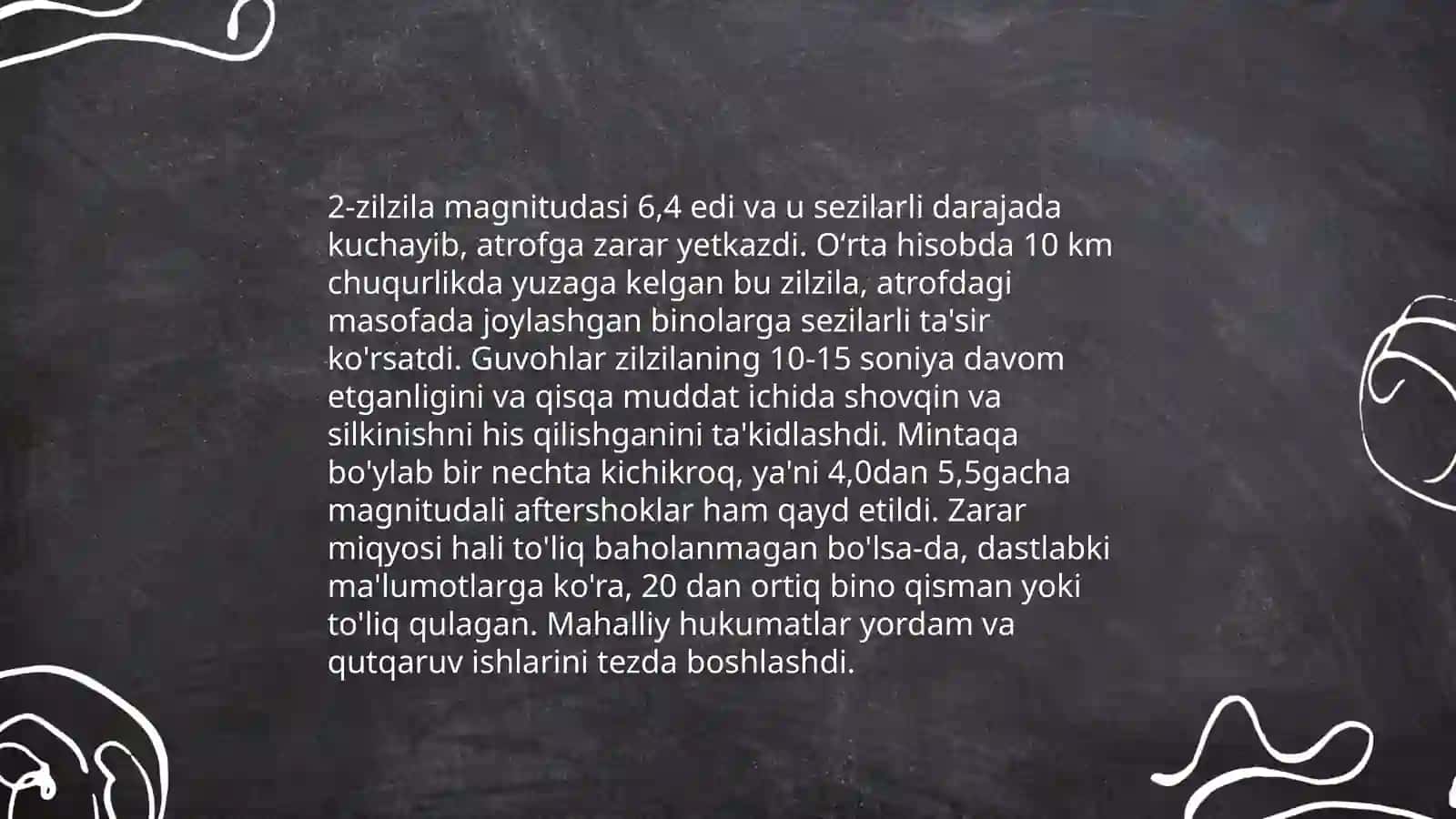 Zilzila turlari 4