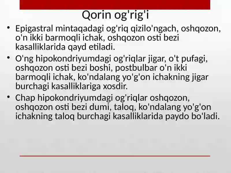 Bolalarda uchraydigan hazm tizimi kasalliklari semiotikasi 4