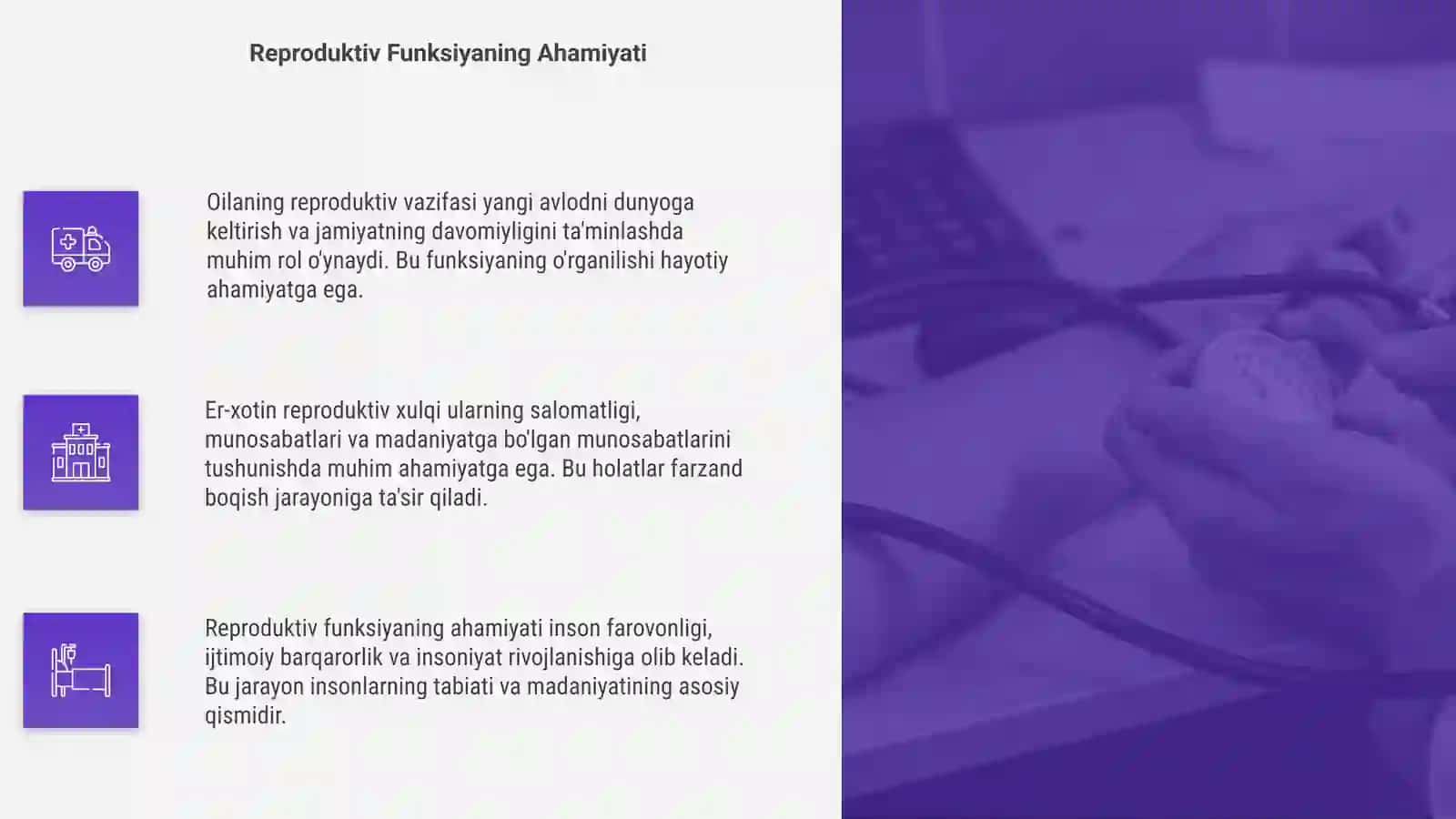 Oilaning reproduktiv vazifasi va er-xotin reproduktiv xulqi 4