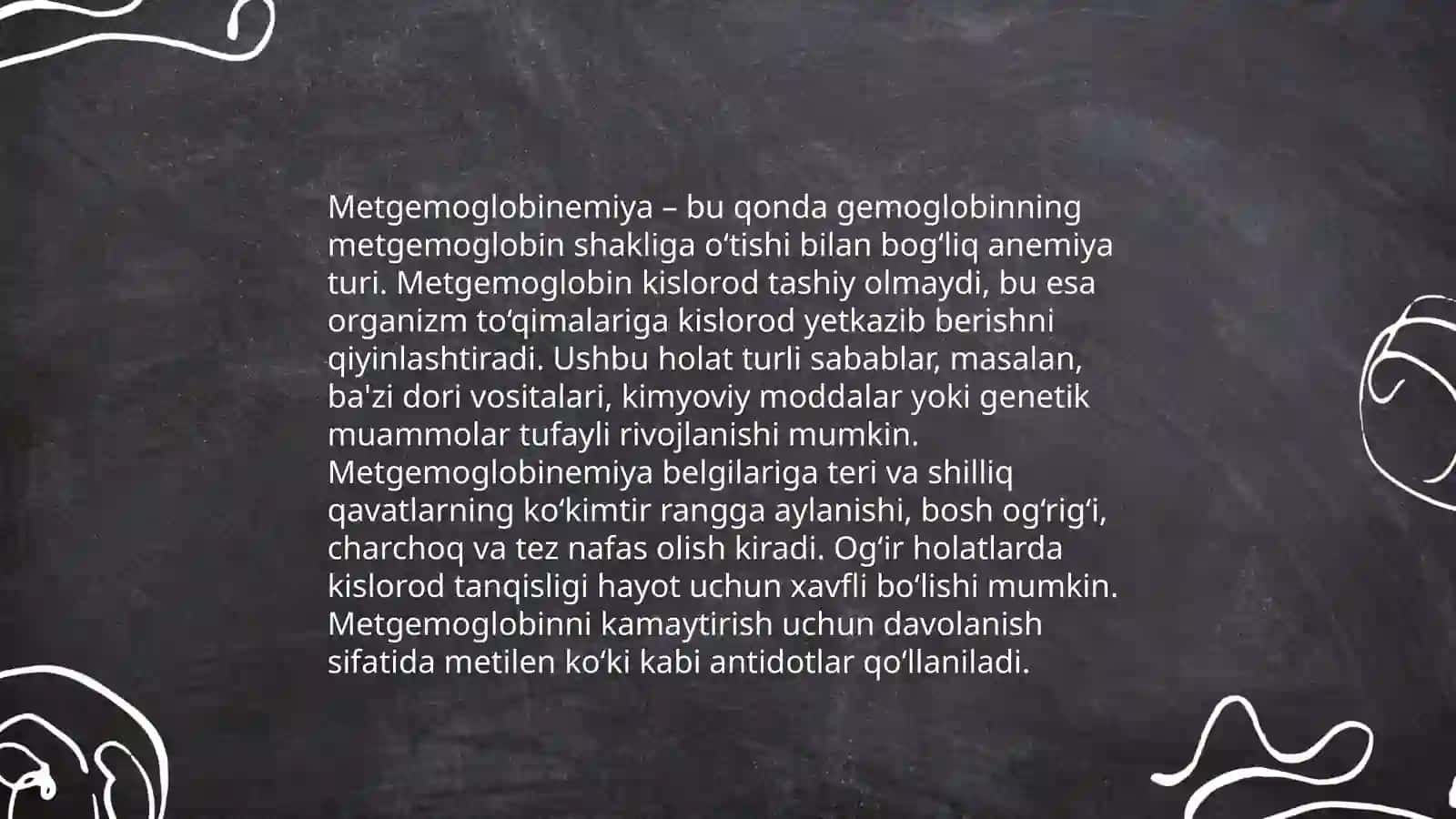 Metgemogloinemiya uning sabablari 4