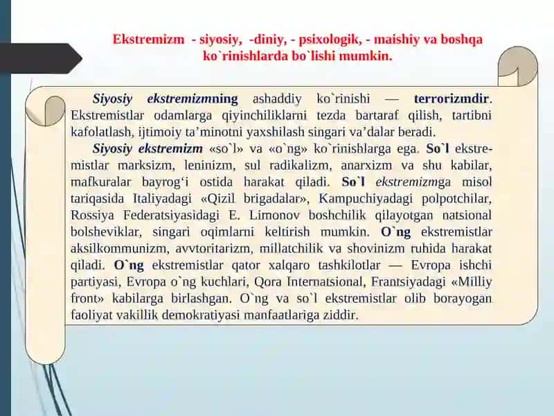 DINIY FUNDAMENTALIZM, RADIKALIZM VA TERRORIZMNING TARIXI VA YO`NALISHLARI 4