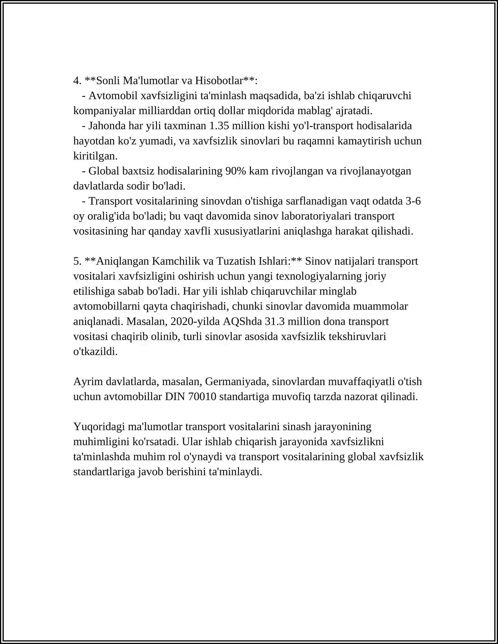 Konlarda transport mashinalarini sinash 4