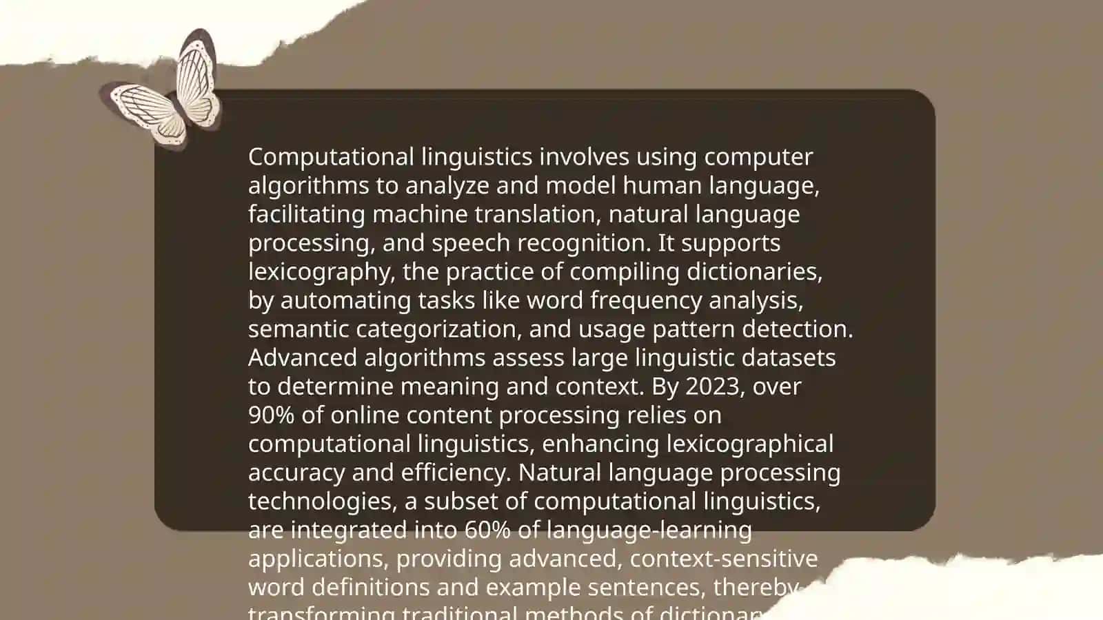 Computer lexicography information 4