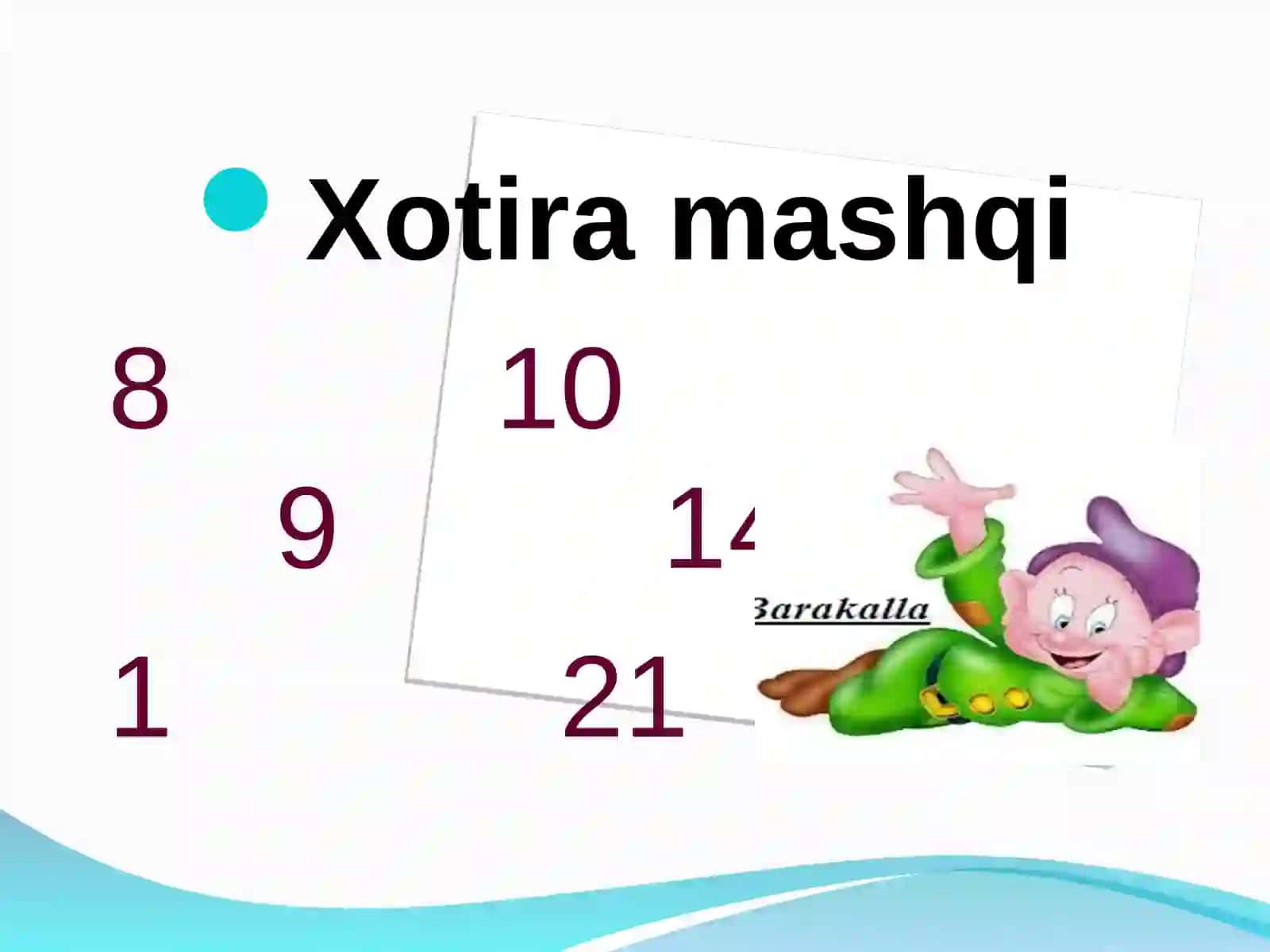 MATEMATIKADARSIMIZGA 4