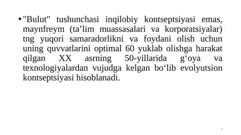 Raqamli iqtisodiyotda bulutli hisoblash texnologiyalari 4