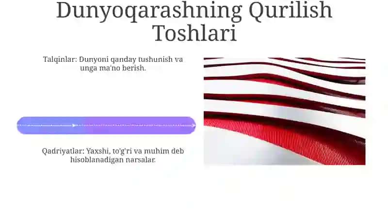 Dunyoqarashning mohiyati, tuzilishi va asosiy funksiyalari 4