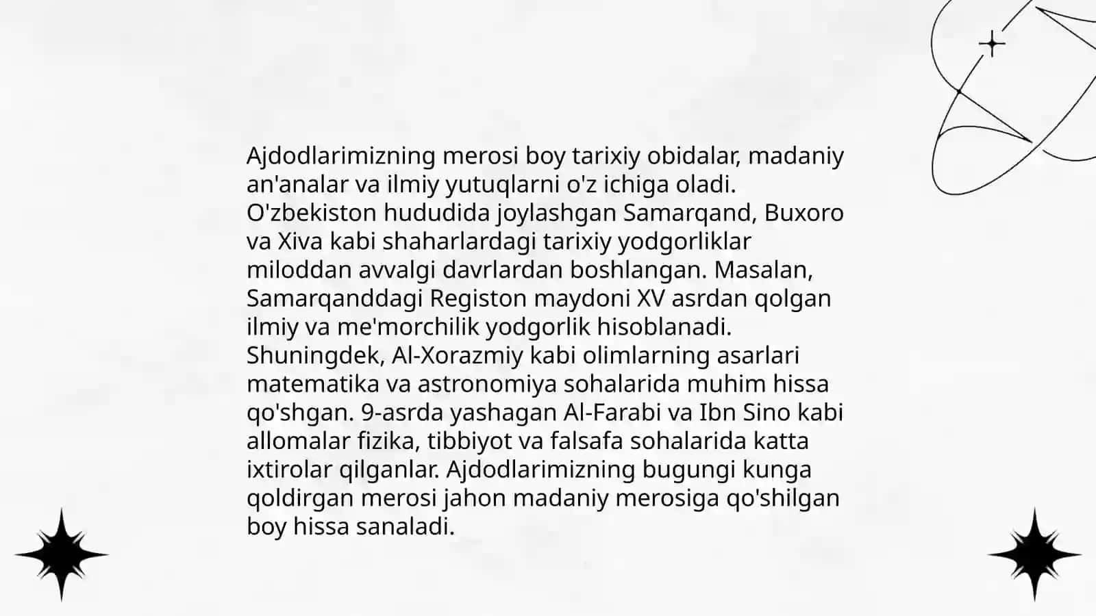 Oʻzbekistonning boy tarixi 4