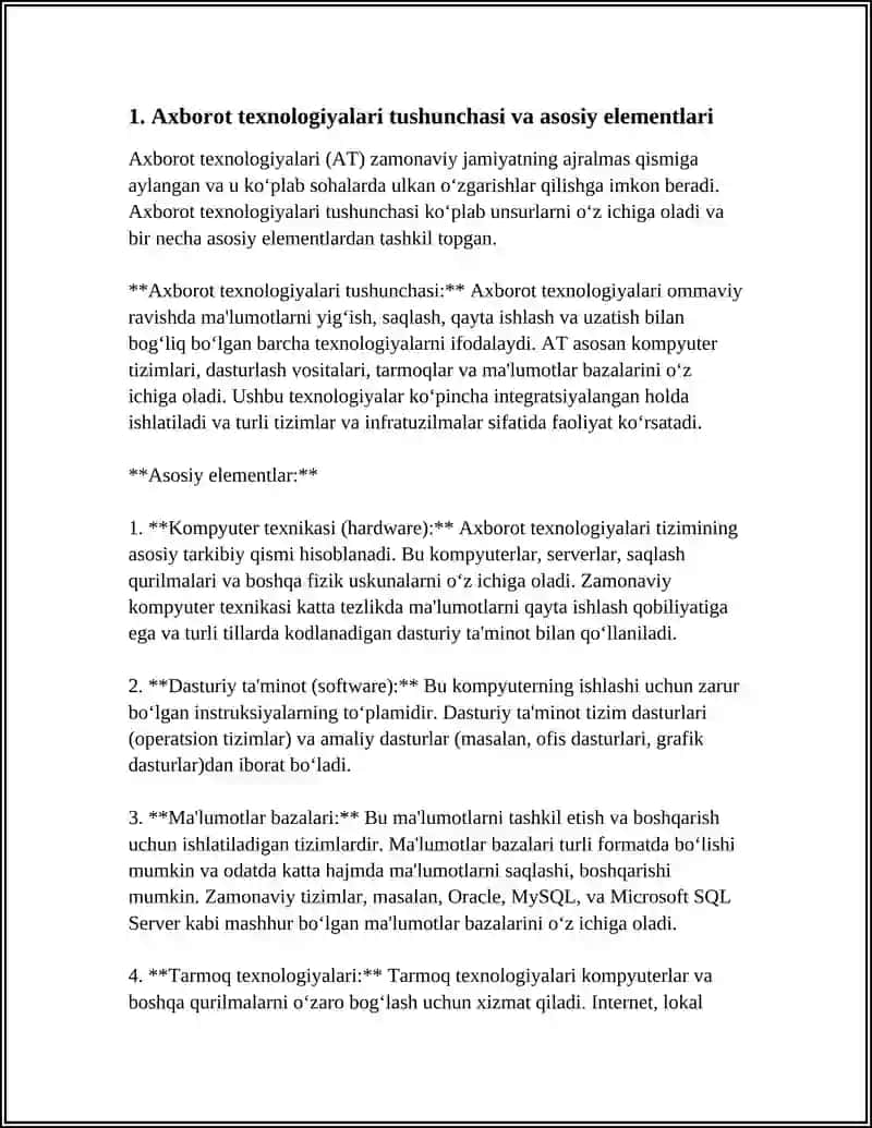 AXBOROT TEXNALOGIYALARI ASOSLARI VA RIVOJLANISHI TARIXIY AXBOROT TEXNALOGIA-TIZIM SIFATIDA SANOQ TIZIMLARI 4