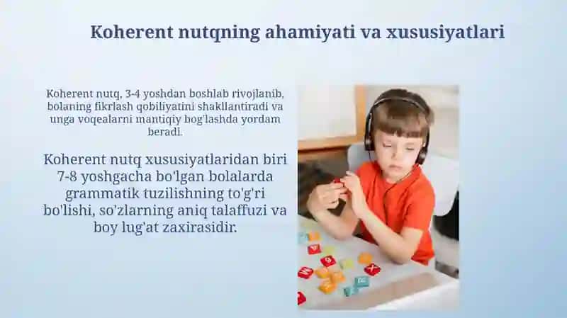 Eshitishda Nuqsoni Bolgan Bolalarning Boglangan Nutqini Shakllantirish 4