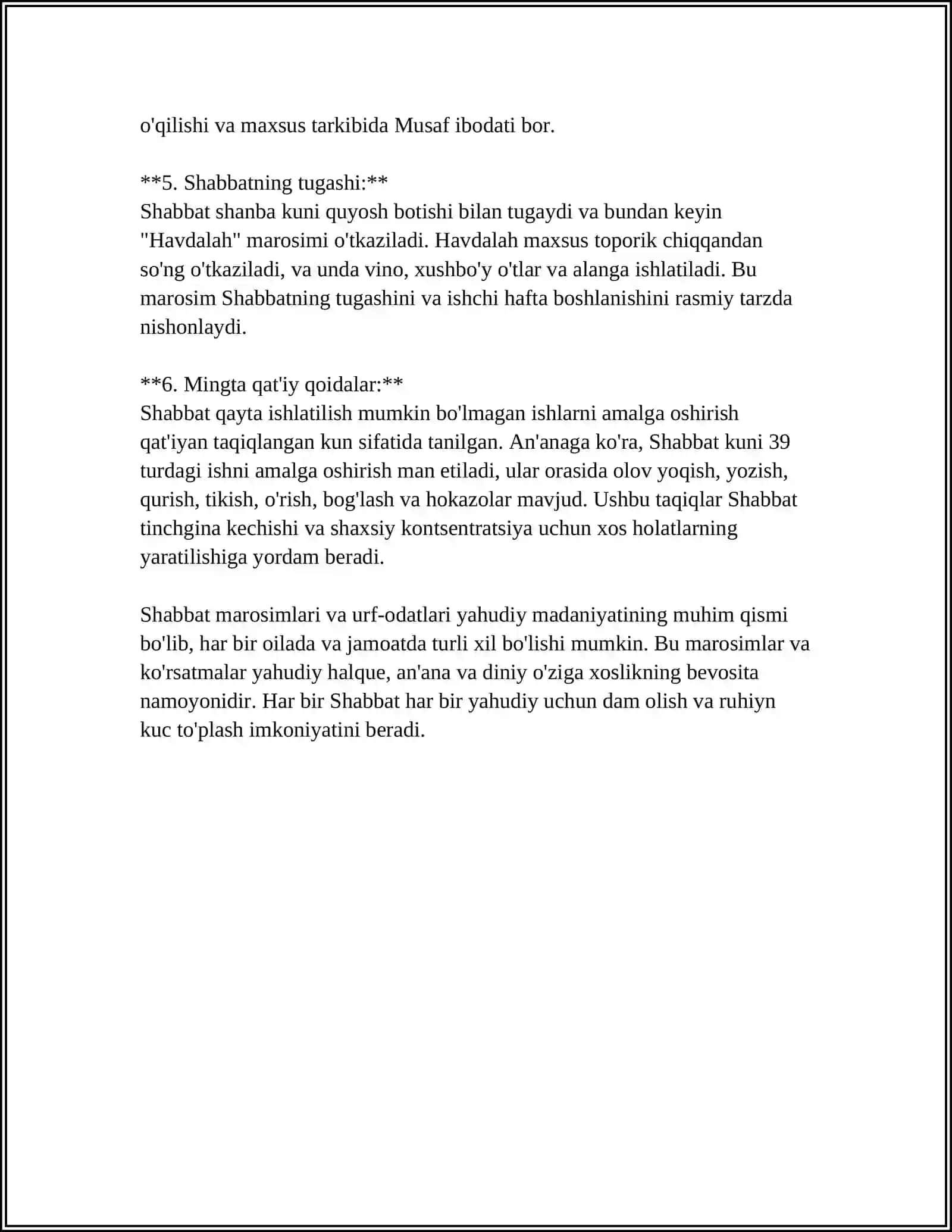 BUXORO YAHUDIYLARINING DINIY MAROSIMLARI VA BAYRAMLARI 4