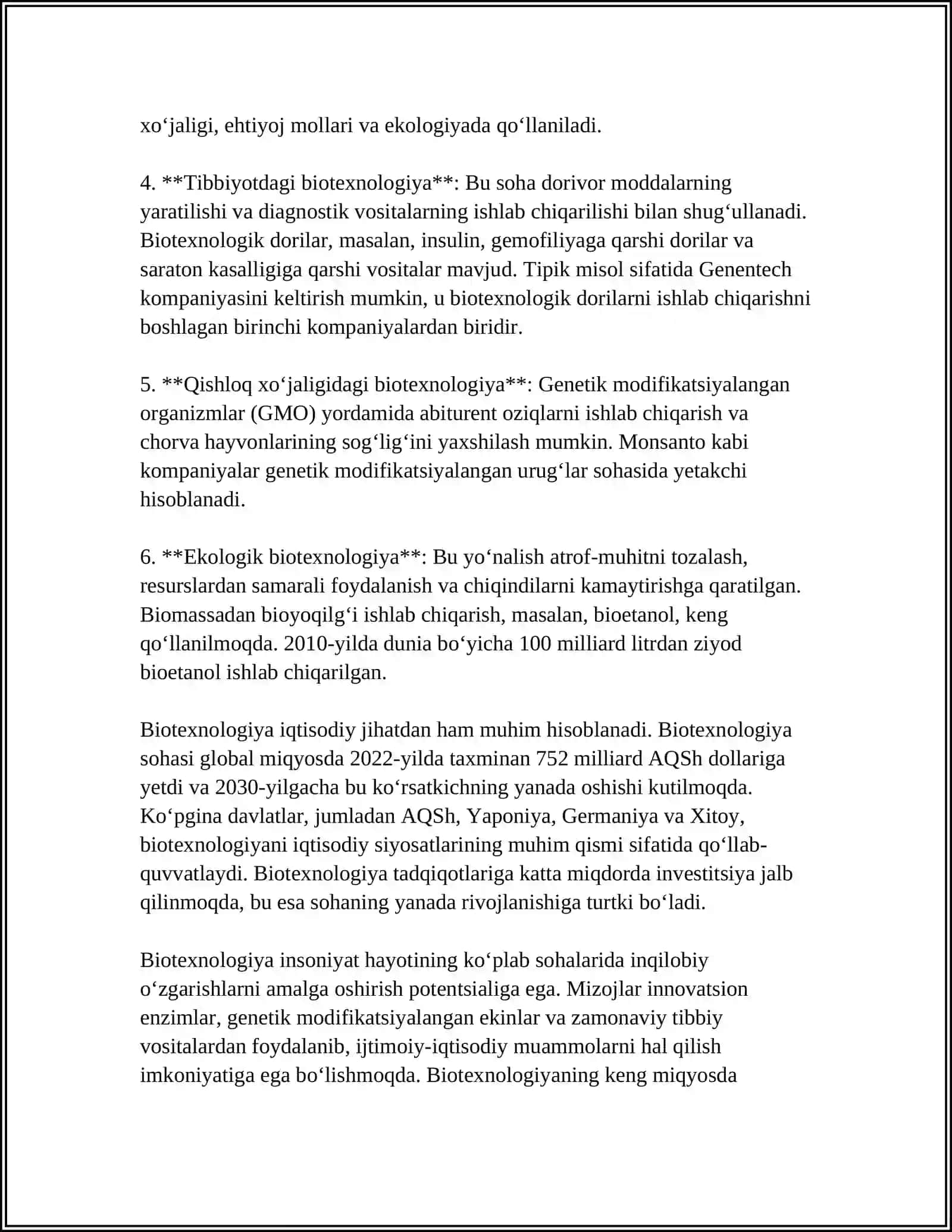 BIOTEXNOLOGIYA 4