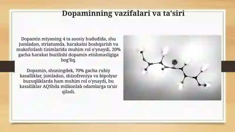 Dopaminergik va serotoninergik moddalar 4