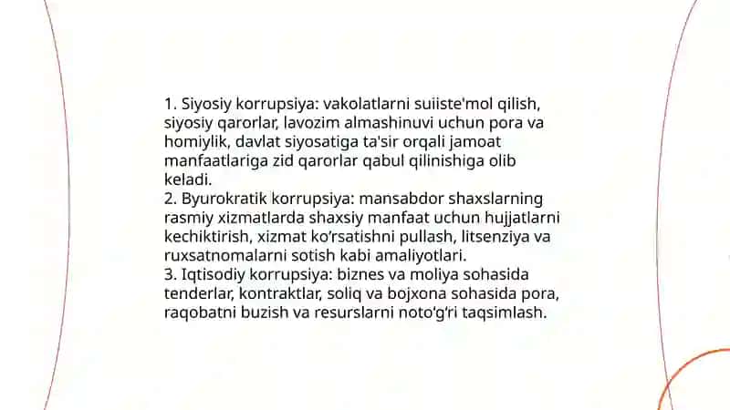 Korrupsiyaning mohiyati va uning oqibatlari 4