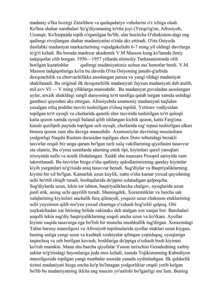 BRONZA VA ILK TEMIR DAVRI MADANIYATI VA SAN'ATI 4