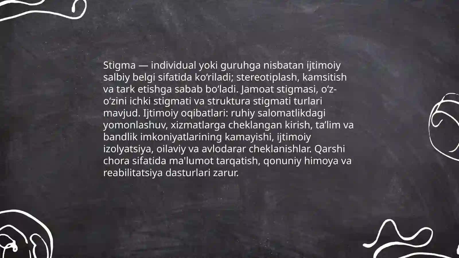 Ijtimoiy ongda stereotiplar va stigma 4