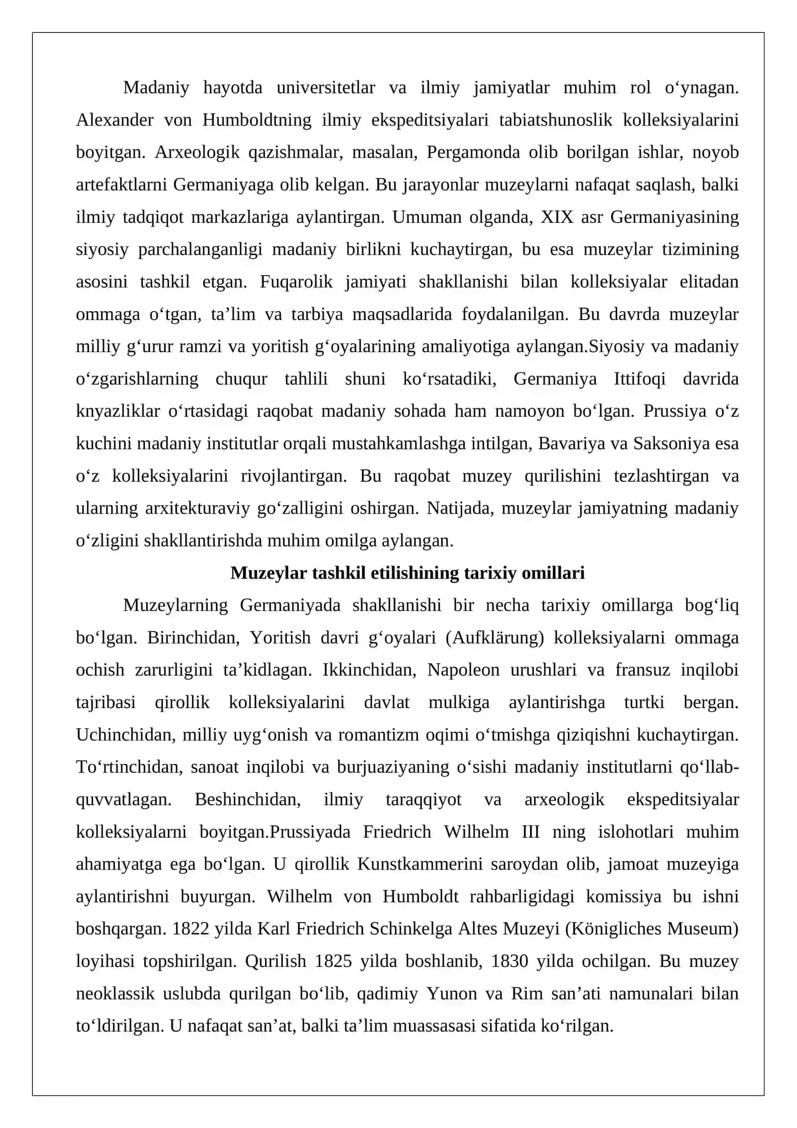 XIX asrda Germaniya muzeylari taraqqiyoti 4