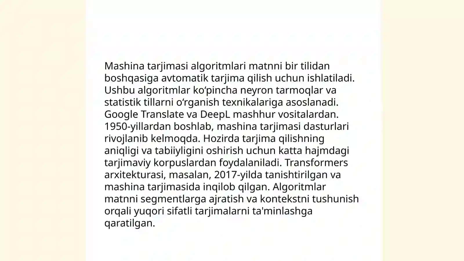 Mashina tarjimasi tizimlari 4